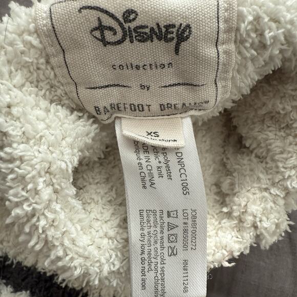 Barefoot Dreams Disney Mickey Mouse Pet Sweater Cozy Chic Cream/Carbon Soft XS - Picture 6 of 7